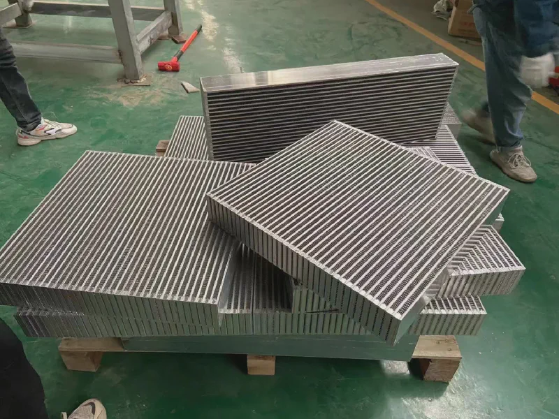 Plate-Fin Oil Cooler Cores — product photo 1