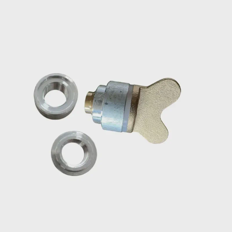 Brass M12 Drain Plug with Aluminum Base — product photo 3