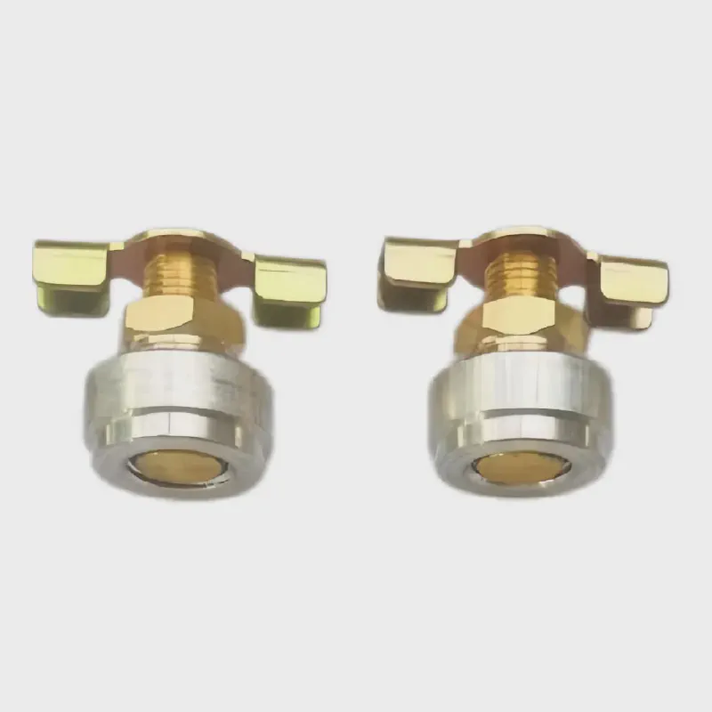 Brass NPT Drain Valve with Aluminum Base — product photo 1