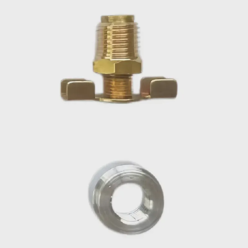 Brass NPT Drain Valve with Aluminum Base — product photo 2