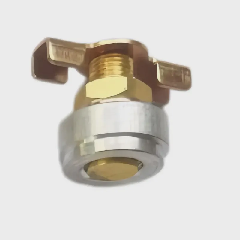 Brass NPT Drain Valve with Aluminum Base — product photo 3