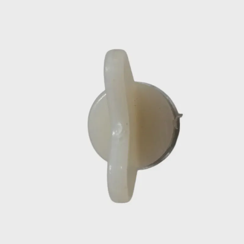 White Plastic M12 Drain Plug with Aluminum Base — product photo 3