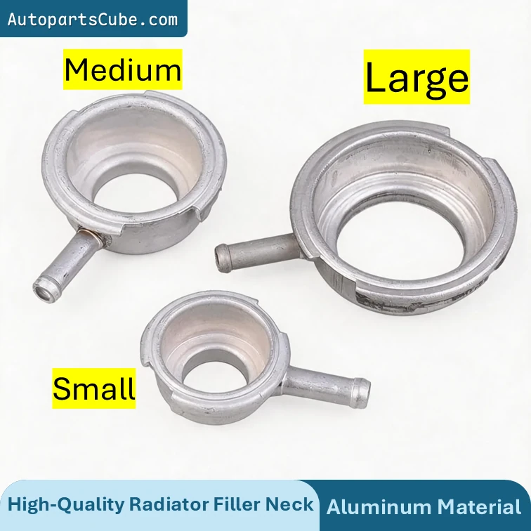 Aluminum radiator filler neck