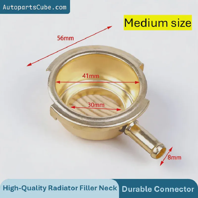 Copper Weld-On Radiator Filler Neck — product photo 3