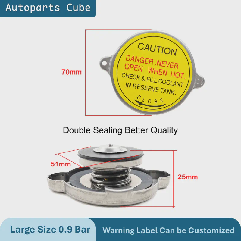 SUS430 Double-Seal Radiator Cap — product photo 7