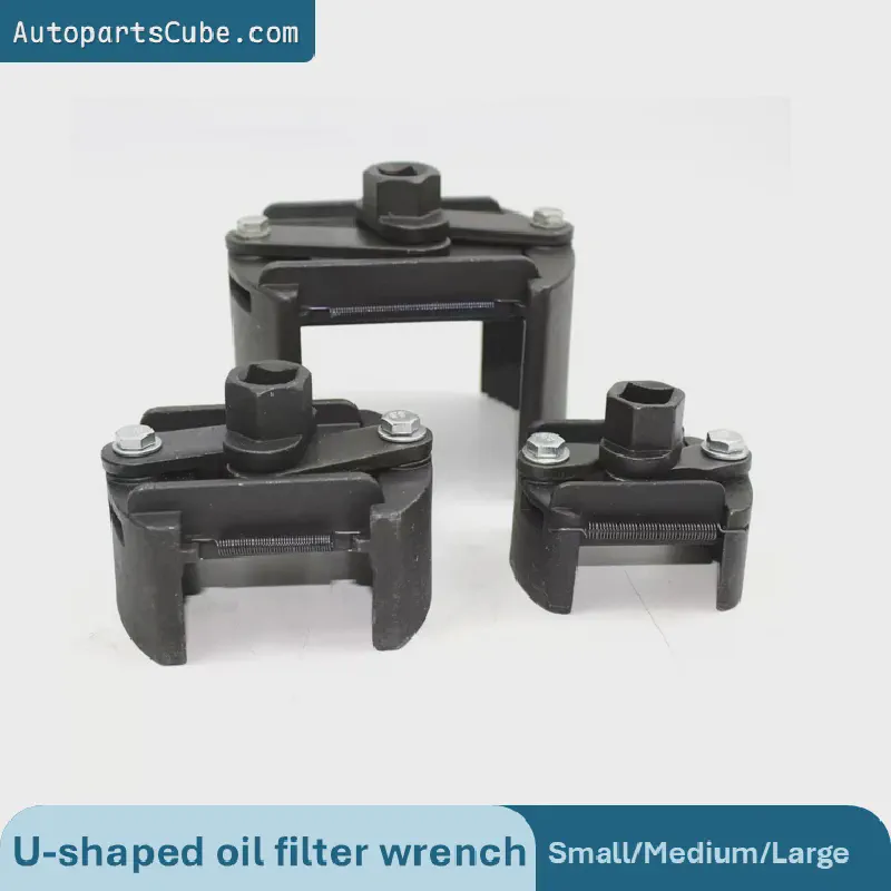 German-style U-shaped oil filter wrench, oil filter wrench, adjustable filter (forward and reverse rotation) — product photo 1