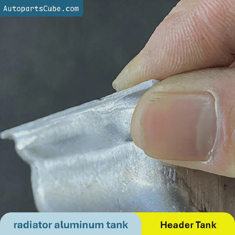 Automotive Aluminum Radiator Header Tank — product photo 3