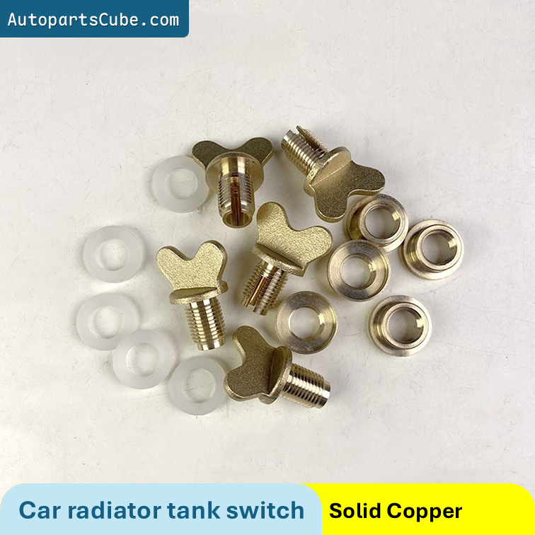 Car Water Tank Drain Switch Drain Valve Butterfly Water Shutoff Drain Screw