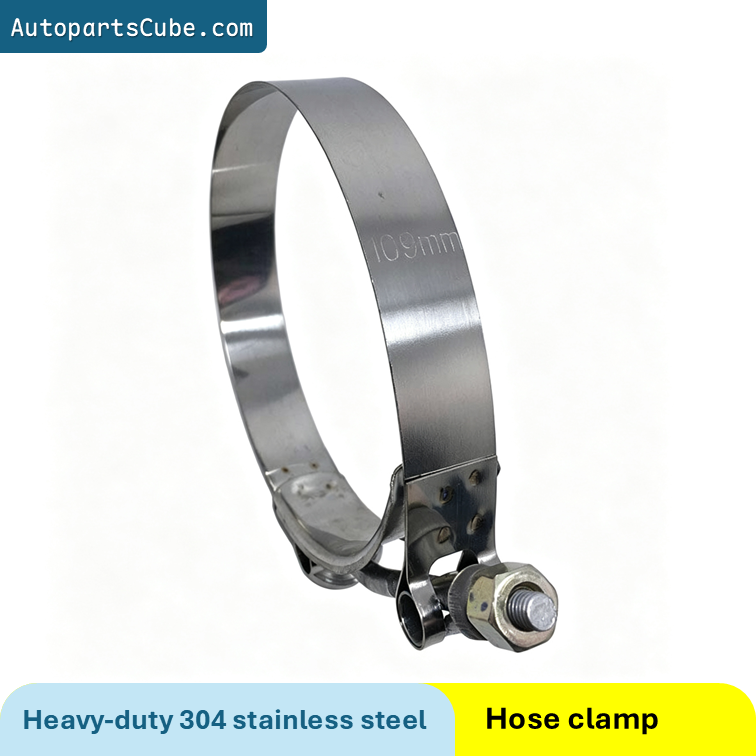 Heavy-duty 304 stainless steel hose clamp / pipe clamp / reinforced hose clamp