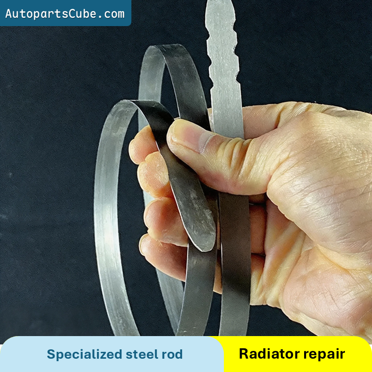 Specialized steel rod for radiator repair (rodding tool), high-temperature resistant, 1 meter