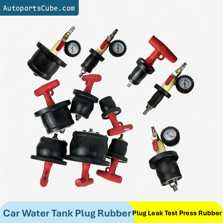 1 Set Car Water Tank Plug Rubber Plug Leak Test Press Rubber Pier Pipe Plug Leak