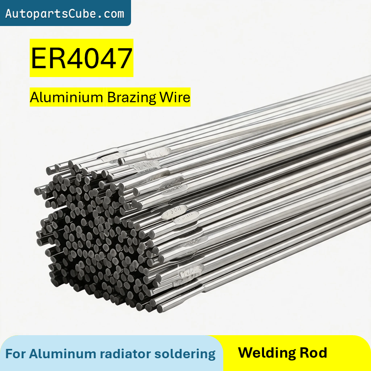 10pcs 2mm x 450mm ER 4047 Aluminium Brazing Wire for Aluminum Radiator Soldering