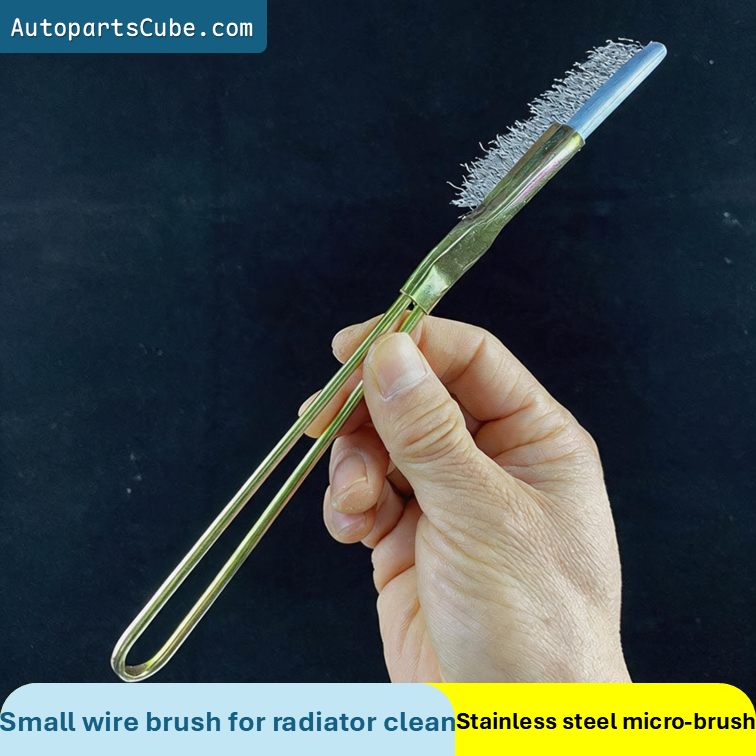 Small water tank repair brush, Small wire brush for cleaning water tank crevices.